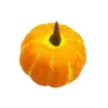 Fleurs décoratives 12pcs Pumpkins artificiels légumes pour l'automne Halloween Thanksgiving Porch Holiday Party Party Decorations