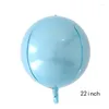 Party Decoration 15 Pcs Pink Blue 22 Inch 4D Foil Helium Balloons Metallic Shiny Wedding Birthday Baby Shower Kids Toy Supplies