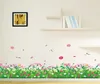 DIY Nature Flowers Flowers Grass Wall Sticker Decor Decory Dragonfly 3D Wall Scals Floral TV Bedroom Garden Home Decoration3932764