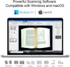 Viisan s21 capturea2 27mp de alta resolução HD Camera Book Document Scanner Auto Flatte altura multi -idioma OCR Windows MacOS 240507