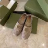 Tasarımcı Ayakkabı Espadrilles Kadın Loafers Orijin Deri Düz Balıkçı Ayakkabı Tuval Ayakkabı Lady Rahat Geri Sabahları Klasik Moda Lüks Gündelik Ayakkabı Boyutu 35-41