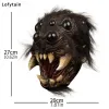 Masques Horreur Creepy Spider Mask Cosplay Scary Animal Spiders Big Eyes Toot Open Mouth Létex Casque Halloween Party Costume accessoires