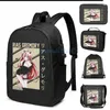 Backpack Funny Graphic Print Rias Dxd USB Charge Men School Bags Women Bag Travel Laptop