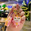 Fashion Cartoon Movie Character Keychain Rubber And Key Ring For Backpack Jewelry Keychain 53027