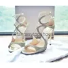 JC Jimmynessity Choo Heels Summer High Elegant Womens Brand Women Sandals Suede patent leather Lang Lance Ladies Gladiator Sandalias Boxeu35-43