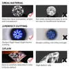 Cluster Rings KNB 1CT Leaf Shape Certified Moissanite Diamond For Women Gift Real 925 Sterling Silver High Quality Wedding Fine Jewelry