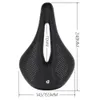 Kocevlo en carbone Saddle Road Mtb Bicycle Saddle for Man Cycling Saddle Trail Comfort Races siège 240 * 143/155mm 240507