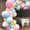 Украшение вечеринки 5/18 -дюймовые большие пастельные воздушные шарики Большой день рождения воздушный гелиевый матт макарон макарон балунс.