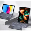 Tablet -PC -Koffer Taschen neue drahtlose Magnetsextyp Bluetooth -Tastatur für iPad 10.2 10.5 10.9 Pro 11 mit Colorf Backlight d otiaj