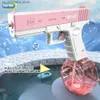 Sable Player Water Fun Summer Kid Entertainment Accessoires Electric Toy Automatic Haut-pression Pulporteur d'eau noir Gun Q240408