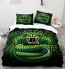 Beddengoed sets dierpatroon slangen set voor kinderen volwassen bedkappen enkele dubbele koning queen size dekbedovertrek 23 st