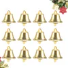 Party Supplies Small Gold Bells Mini Crafts 120Pcs 16Mm Ring Chime Decorative Bell Xmas Tree