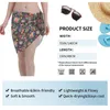 Mexikanska Phoenix Sexiga kvinnor Beach Cover Up Wrap Chiffon Badkläder Pareo Scarf Sarong Beachwear Bikini Ups kjolar