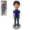 Esculturas fábrica directa, 100% cabezal de mobble personalizado personalizado, escultura de estatuas de muñecas de arcilla de arcilla hecha a mano, figuras fotográficas personalizadas