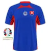 New Slovaquie Soccer Jersey 24 25 Home Blue Away White Blue White Football Shirt 2024 2025 Sweatshirt Vêtements