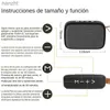 Alto -falantes portáteis G2 Alto -falante Bluetooth sem fio abs portátil abdom ambientalmente amigável de computadores de plástico bluetooth estéreo adequado para cozinha wx