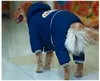 Fleece grote hondenjack winter dikke winddichte hondenkleding capuchon pet jas jas voor mediumlarge honden in kleding 240508