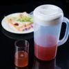 Depolama Şişeleri Büyük kapasiteli içecek kabı ısı soğuk su ısıtıcısı plastik meyve suyu kavanoz ile kapak çaydanlık