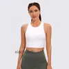 Moda LL-Tops Sexy Mulheres de ioga Esporte Roupa íntima Colete de Yoga de Yoga Estação Bosques de aranha de arco de areia de peixe sem mangas e fitness para mulheres