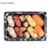 Dostępne zastawy obiadowe 50 Dostęp japońskie pudełka opakowania sushi owoce owoce sashimi pojemniki na żywność przenośne na bieżąco Q240507