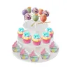 Macaron Lollipop Cake Stand Decoration Decoration Table Donut Mur Lolly Affiche du support Baby Shower Anniversaire Party Decoration 240429