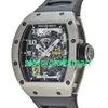 RM Relojes de lujo Reloj Mills RM030 Platinum Men's Watch STBV