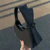 Sacs à bandouliers Balletcore Corean Style Hobo Sac Black Hands Hands Couleur Couleur Fashion Design Bow Crochets Voyage