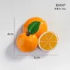 Aimants 3PCSFRIDGE FRIMIT MANGET MANGETS Souveniture Aimants alimentaires pour le réfrigérateur Maignants peints en résine 3D