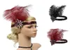 Dames039s elegante hoofdbanden vintage pailletten feest headpiece mode kralen flapper veer haar hoofdband bruid bruid accesso5348583