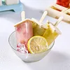 Yeniden kullanılabilir dondurma popsicle kalıp diy pop kalıp ev yapımı dondurulmuş tatlı buz kutusu buz lolly üreticisi kalıplar buz küpü tepsisi w0248