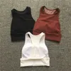 Активное нижнее белье 2024 Pad Высокоэффективные жилеты Женские ремешки Nylon Sports Bra Tops Gym Bustier High Shep Tops Fitness Bralette Active Blounes D240508