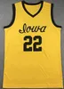 2024 Final Four Jerseys 4 Indiana Caitlin Clark College Basketball Iowa Hawkeyes 22 Caitlin Clark Jersey Home Away Yellow Black White Navy