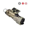 Nuevo Airsoft táctico Mawl-C1 actualizado Todo el metal CNC Aiming Mawl Red Dot Verde Blue IR Láser IR Ilumination Light