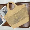 Weekend designer bag tote staw bag mesh designer shoulder bag icare maxi Sac Luxe outdoor summer large capacity beach handbag raffias luxury te051 H4
