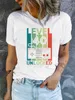 Frauen T-Shirt Level 40 freigeschaltet gedruckt T-Shirt Frauen Video Gamer 40. Geburtstag Geschenke T-Shirts Mode Frauen Tops T-Shirt Frauen T Kleidung Y240506