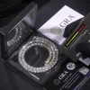 2024 Vendas quentes Hip Hop 925 VVS de prata esterlina Moissanite Diamond Cluster Iced Out Tennis Chain Bracelet Colar para homens