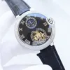 Mira de los hombres VISTRA MECHO MECÁNICO AUTOMÁTICO 44 mm Relojes de diseñador de alta calidad pulsera inoxidable pulsera impermeable de 12 mm de espesor Montre de luxe