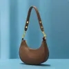 Niche Underarm With High-End Soft Leather Designer Shoulder Bag French Moon Bag for Spring Women's Tote Bag