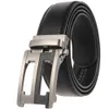 Bälten ZGXSQD Fullkorn Lädermärke Mens Belt Högkvalitativ äkta läder Luxury Mens Belt Metal Automatic Buckle Y240507