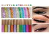 10 PCSSet vloeibare glitter eyeliner potloden langdurige waterdichte glanzende glanzende glans eye voering vloeistoffen make -up eyeliners6820543