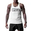 Men tanktops MuscleGuys Brand Gym Kleding Fitness Stringer tank Top Mens Mesh Bodybuilding Slevel shirt Running Sports Vest Workout Tops Y240507