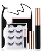 Boîte de package de cils 3 5 10 paires aimants Magnet Lash Set entiers Eyeliner Eyeliner Twezers Combination Beauty Tools Makeup FAU3957020