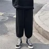 Pantalon pour hommes printemps fine mode lâche décontractée avec des joggeurs hip hop de couleur unie de couleur harajuku streetwear cordon de survêtement