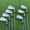 Clubs de golf tlmade p790 4 générations plus longue distance, fer mou avec arbre en acier / graphite avec couvertures (4,5,6,7,8,9, p) 7pcs