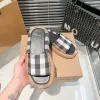 Mesh -Stoffruppschuhe Plattform Sliders Mule Luxusschuhe Sandalen Canvas Casual Women Schuh neue Stil Sandale Designer Slide Lady Summer Pool Beach Männer Loafer Großhandel Großhandel