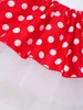 Девушка платья мультипликационные мыши для мыши одеваться в 1-10 День рождения девочка для вечеринки в Хэллоуин Карнаваль Детская детская одежда в горошек.
