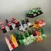 3 -stcsfridge magneten prachtige mini drankje koelkast magneet bier wijn koelkast decoratieve items schattige miniatuur huis simulatie prop prop