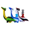 Koel dinosaurus 5inches siliconen rookpijpen tabakolie brander dab rigs dierhandpijp voor droog kruiden met glazen bedwelmende beker bong 11 ll