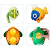 Badespielzeug Baby Bad Spielzeug für Kinder Duck Turtle Sauger Baby Bad Spielzeug Sprühwasserspielzeug für Kinder außerhalb Pool Badewanne Spielzeug Sprinkler Dusche D240507