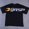 EN's T-Shirts 2024 Yeni Gasp Avrupa ve Amerikan Fitness Kısa Kollu Erkek Tişörtler Gevşek Boyut Boyut Boş Zamanlı Spor Eğitimi Spor Salonu J240506